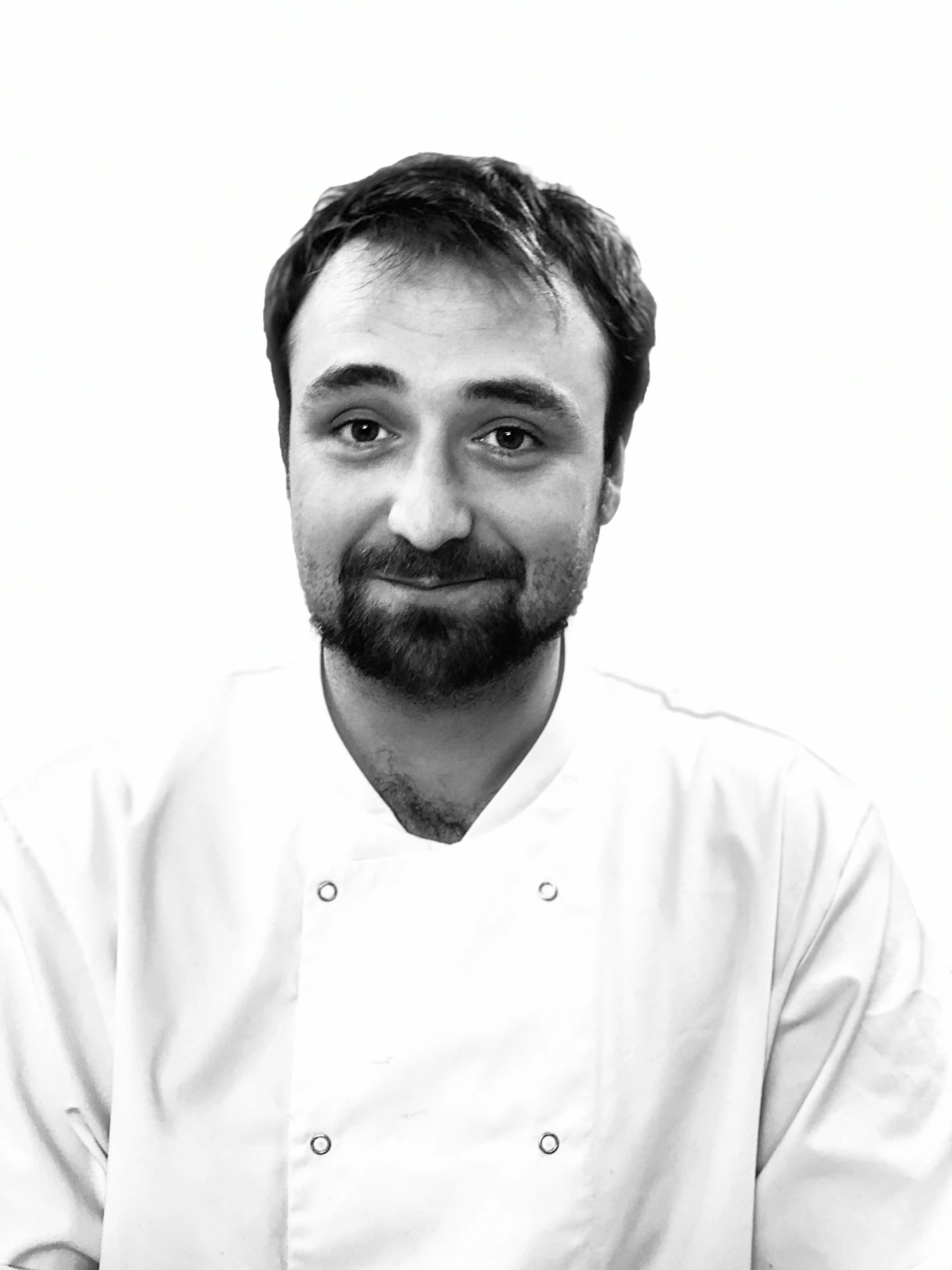 Keiran Willis, founder of CaterCTRL, in chef whites